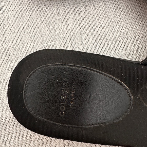 Cole Haan Grand.OS Black Patent Leather Slide Sandals – Size 9M - Picture 6 of 6